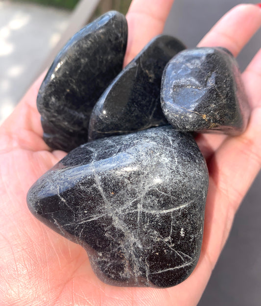 BLACK TOURMALINE POCKET PIECE