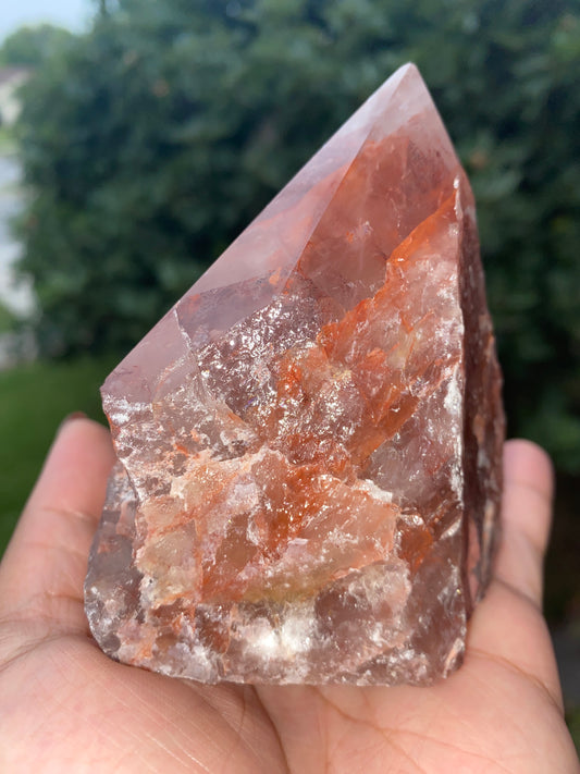 MRS. MAGNETIC (HEMATOID SEMI POLISHED POINT CHUNK)