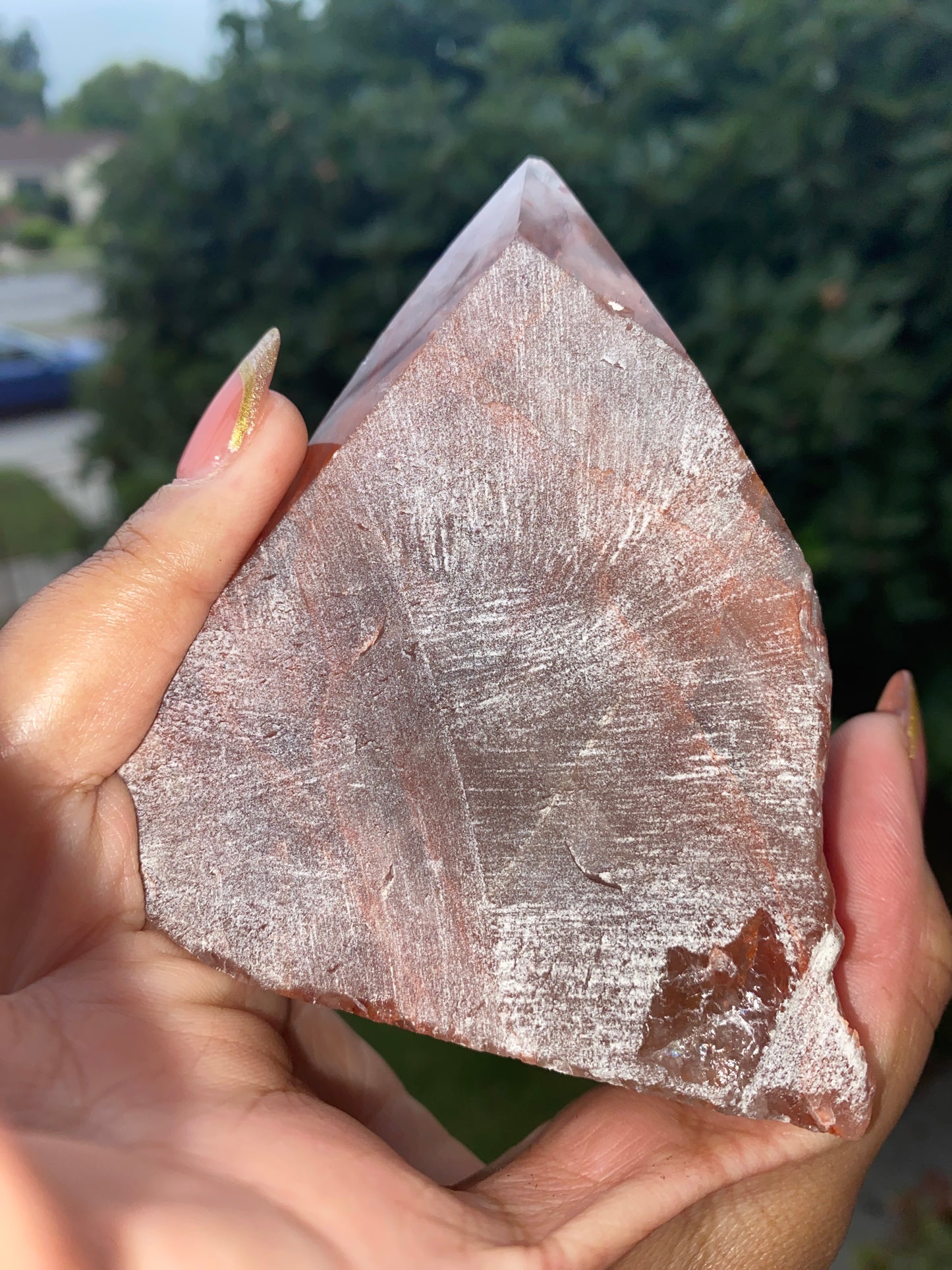 MRS. MAGNETIC (HEMATOID SEMI POLISHED POINT CHUNK)