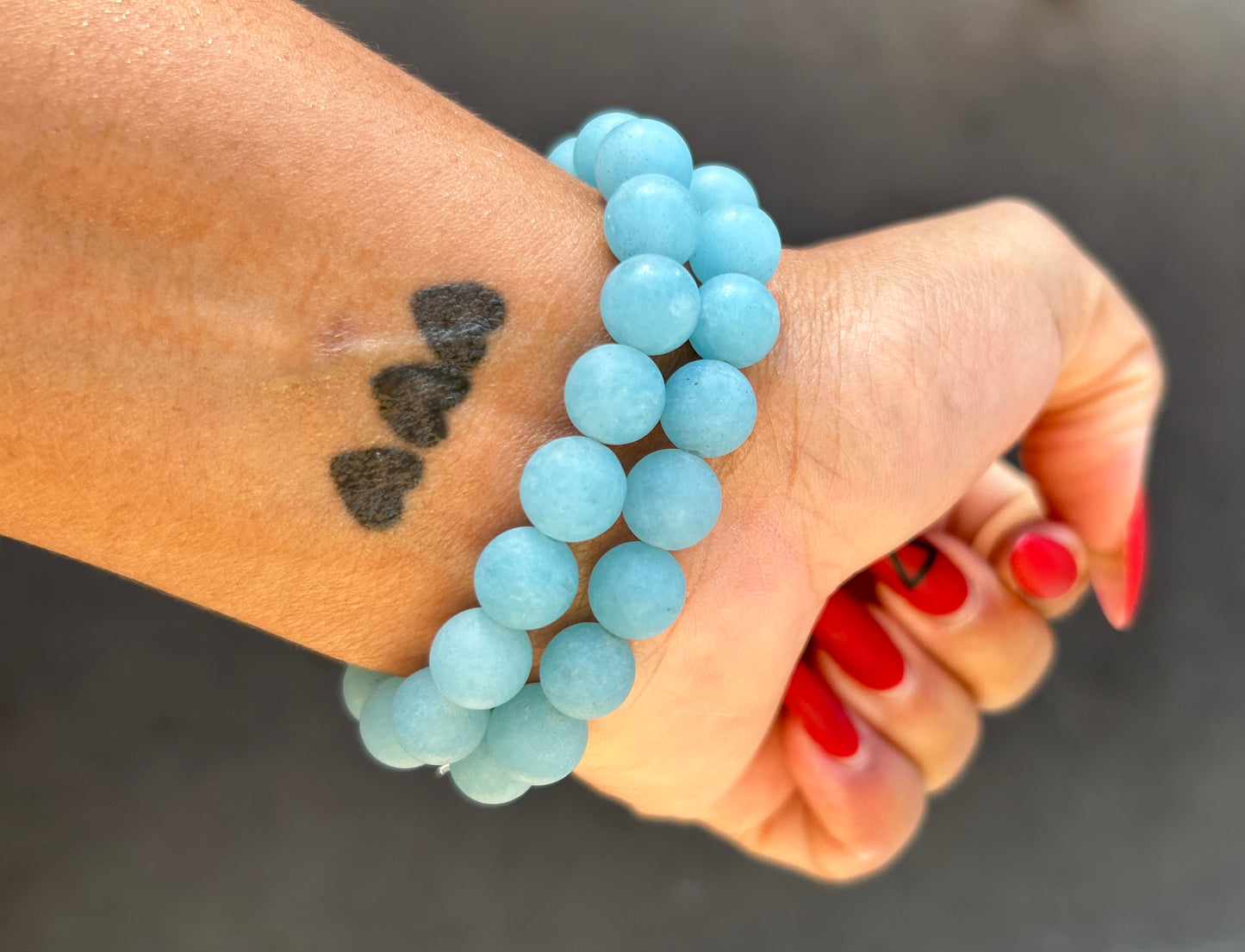 MATTE AQUAMARINE BRACELET