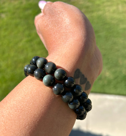 RAINBOW OBSIDIAN BRACELET