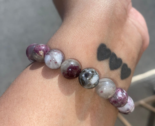 RUBELLITE (RED TOURMALINE) BRACELET