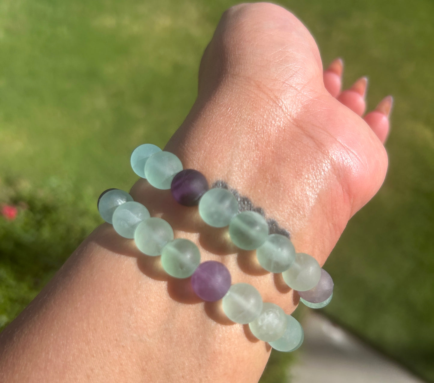 FLUORITE BRACELET (MATTE SO U KNO ISSS REAL)