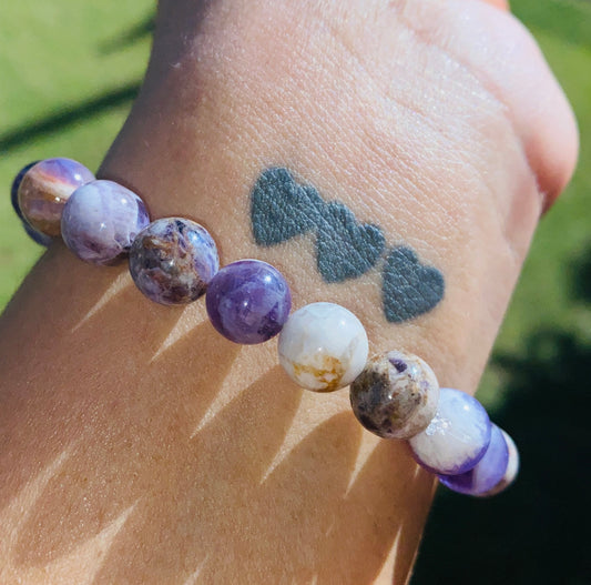 CHEVRON AMETHYST BRACELET