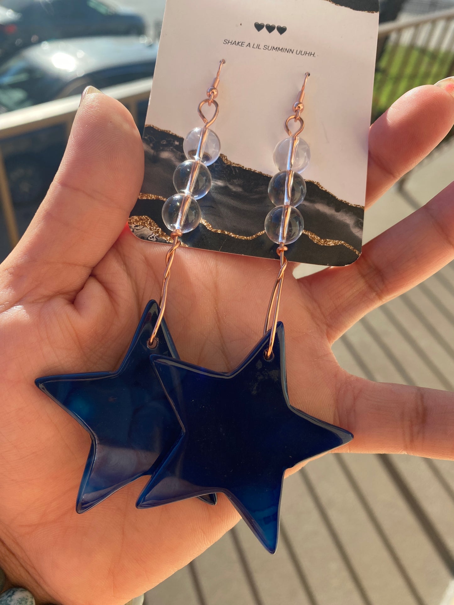 STARSEED EARRINGS (COPPER)