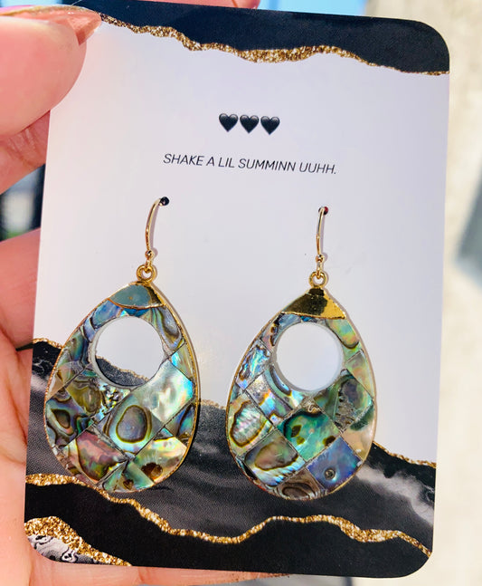 ABALONE SHELL EARRINGS