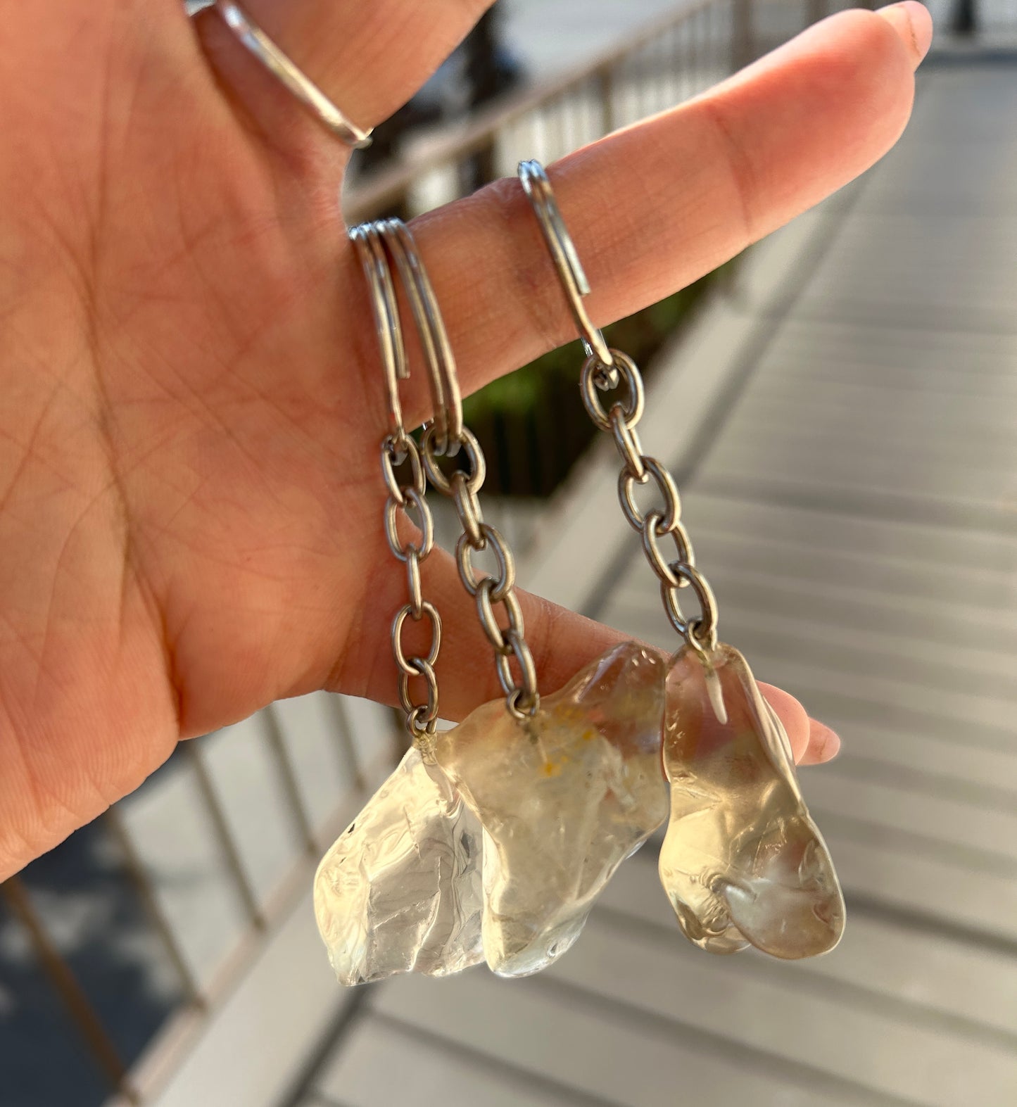 CITRINE KEYCHAIN