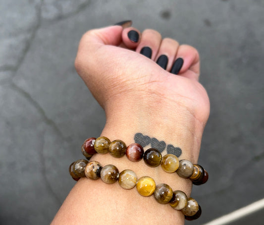 GOLDEN RED TIGERS EYE BRACELET