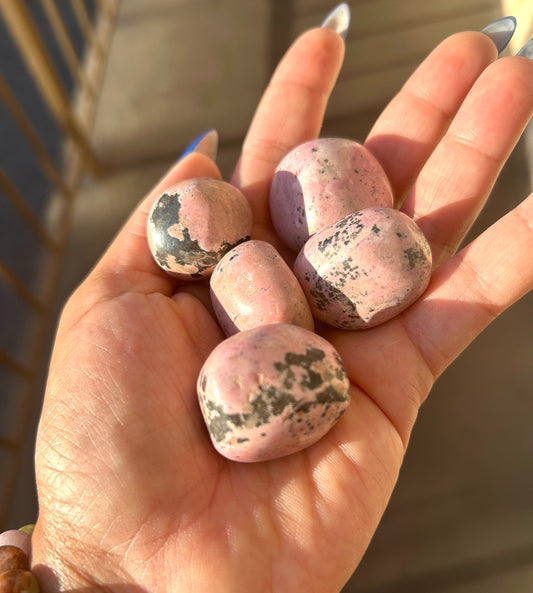 RHODONITE POCKET PIECE