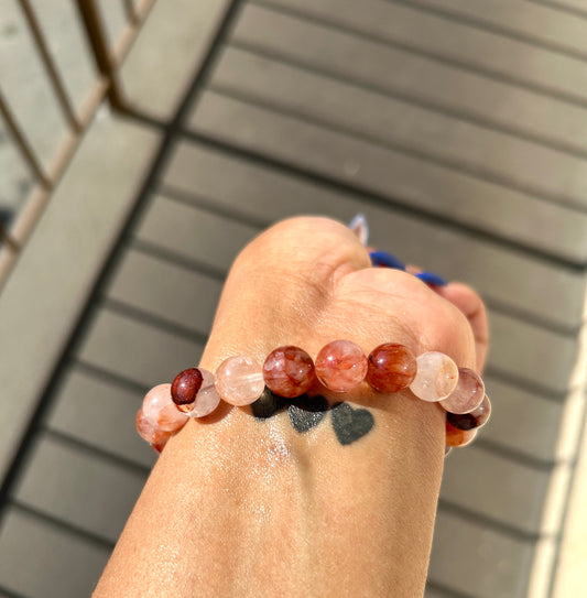 HEMATOID LEPIDOCROCITE BRACELET