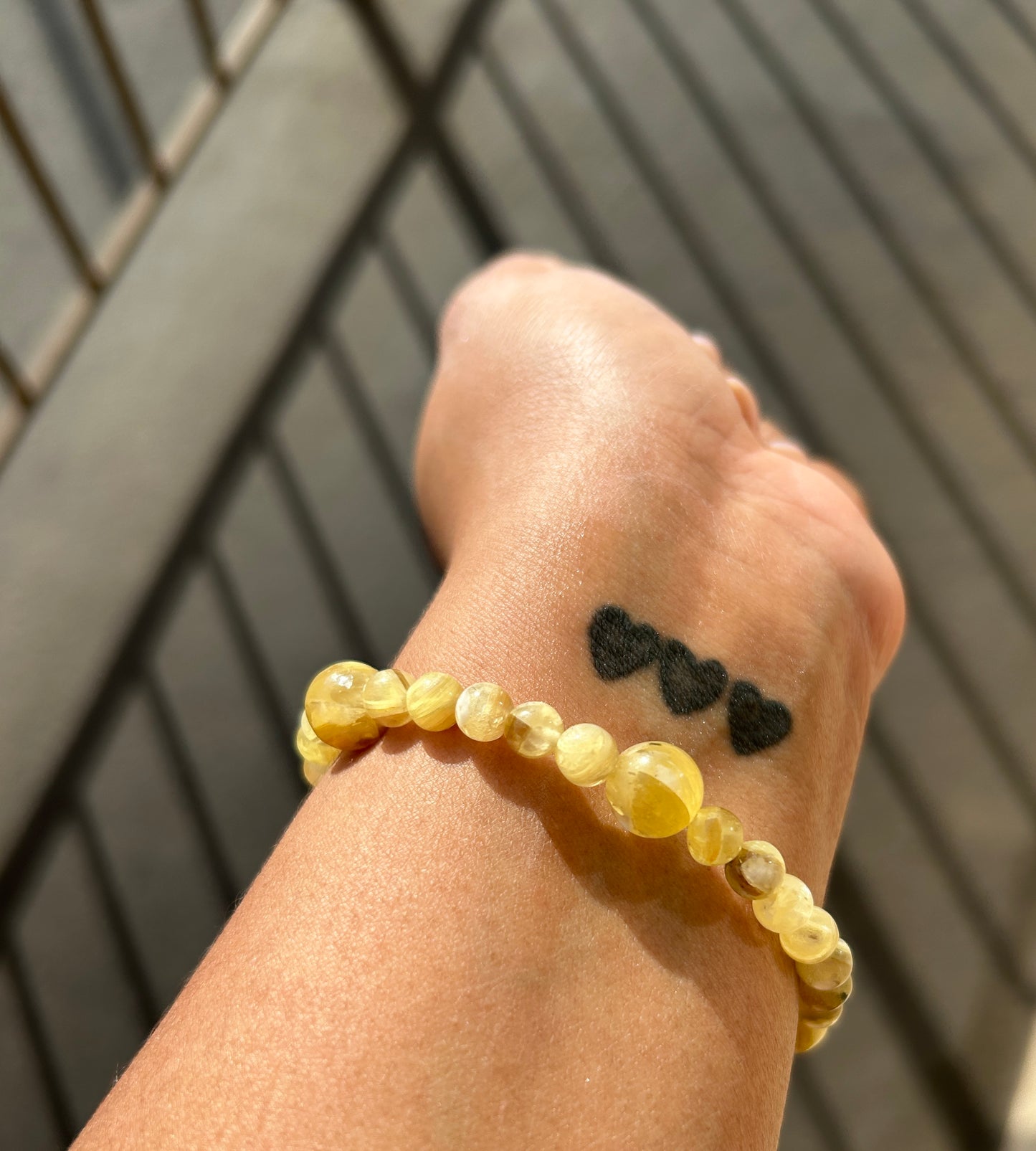 GOLDEN LEPIDOLITE BRACELET
