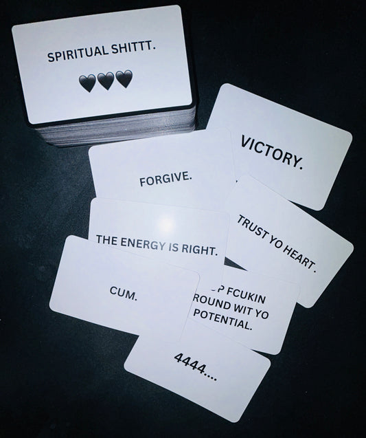 SPIRITUAL SHITTT. ORACLE DECK