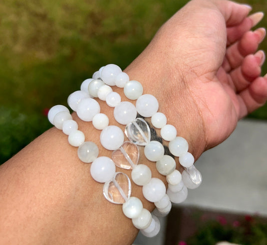 WHITE DRESS BRACELET