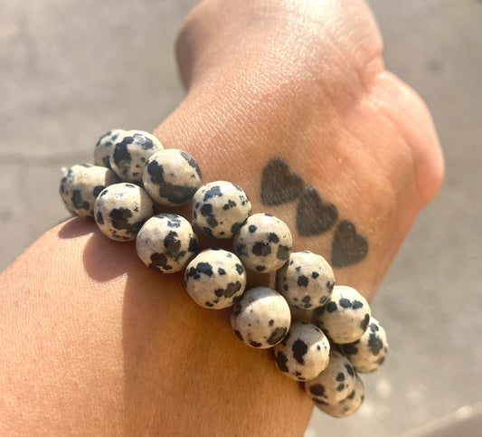 DALMATIAN JASPER BRACELET