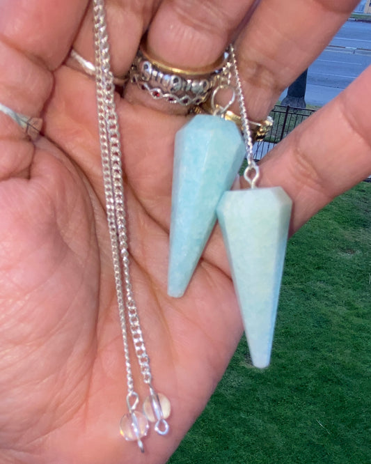 AMAZONITE PENDULUM