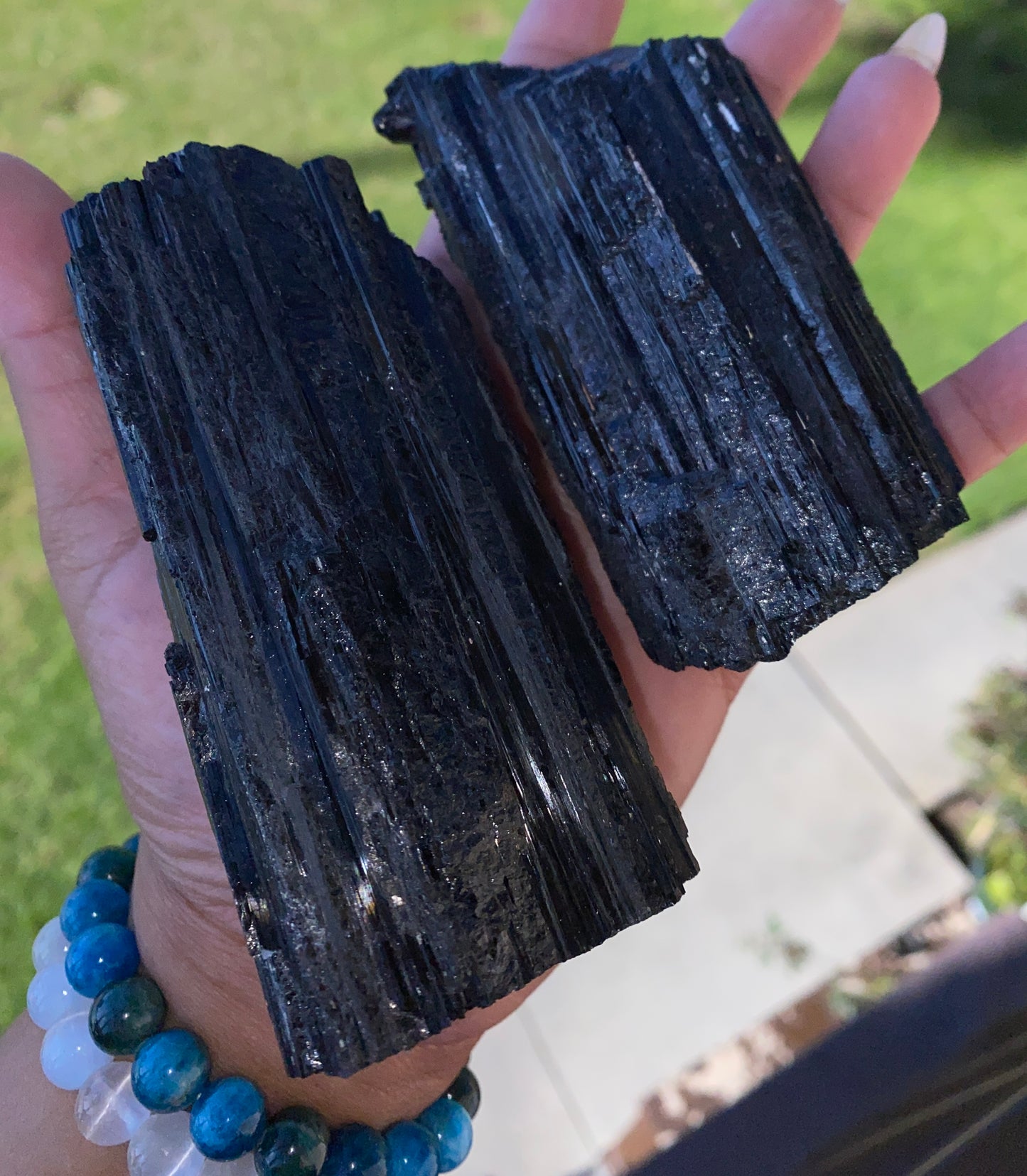 BLACK TOURMALINE RAW CHUNK (MEDIUM)