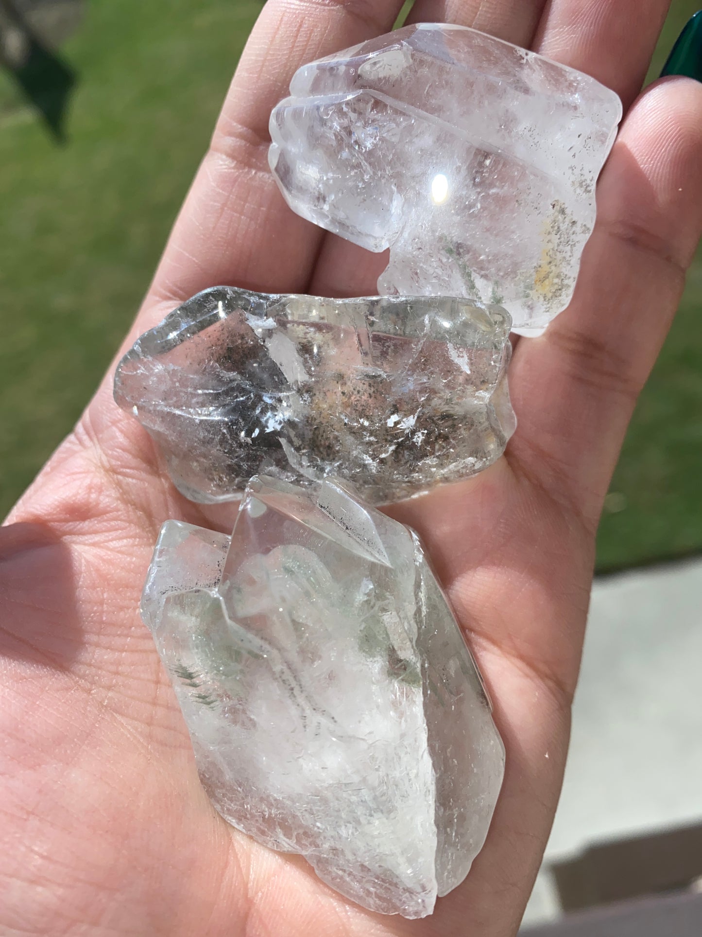 CLEAR QUARTZ WITH CHLORIDE