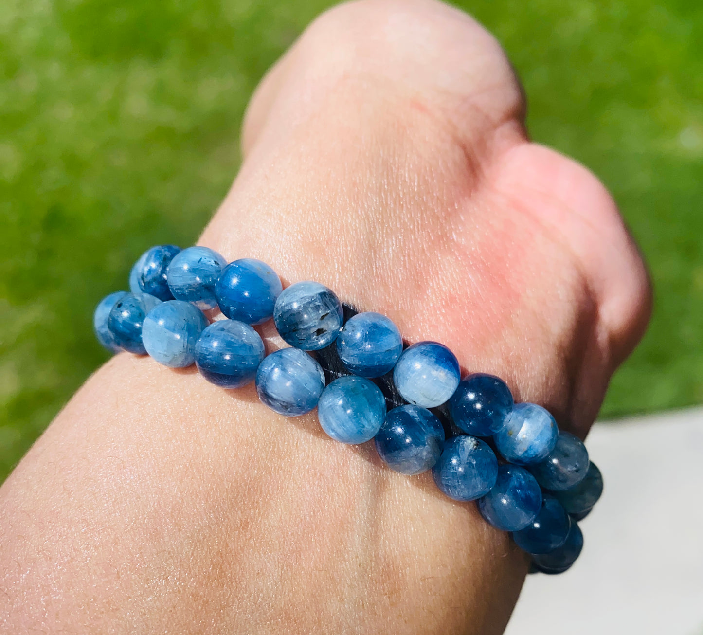 BLUE KYANITE BRACELET