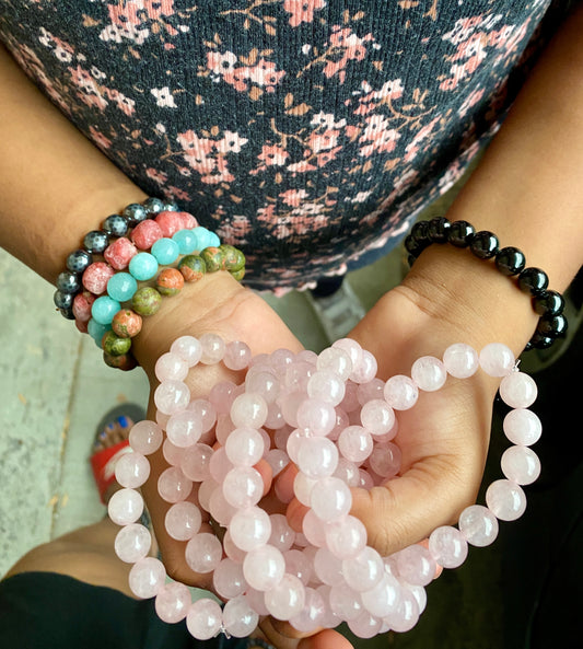 YOUNG GODDESS BRACELET (ROSE QUARTZ)