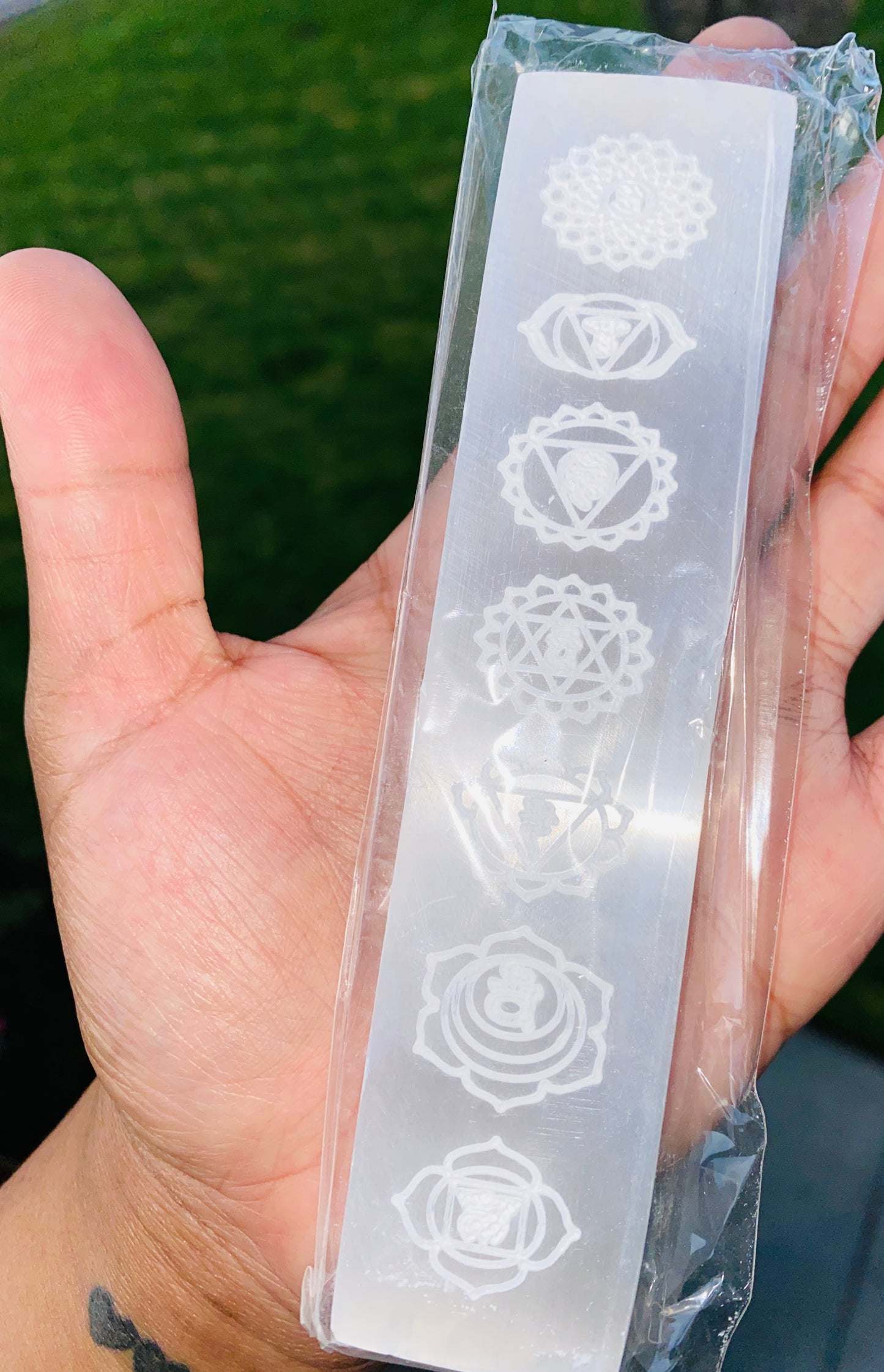 SELENITE CHAKRA BAR