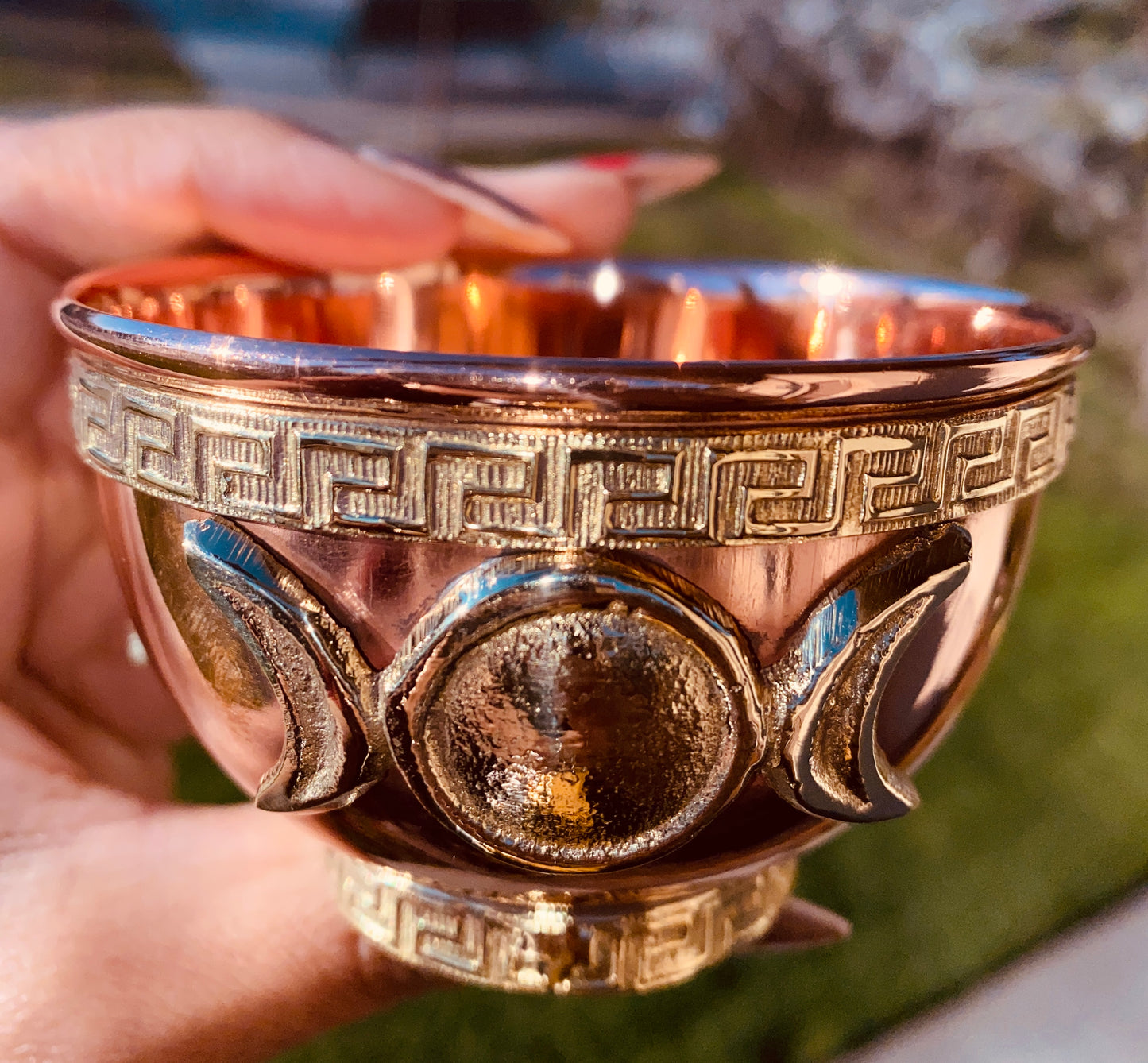 TRIPLE MOON COPPER BOWLS