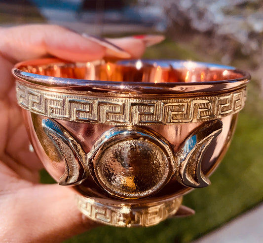 TRIPLE MOON COPPER BOWLS