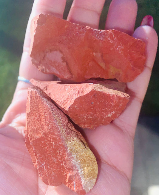 RAW RED JASPER