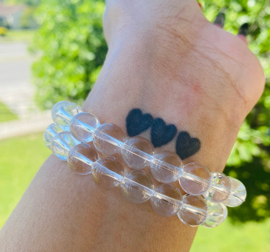 CLEAR QUARTZ BRACELET