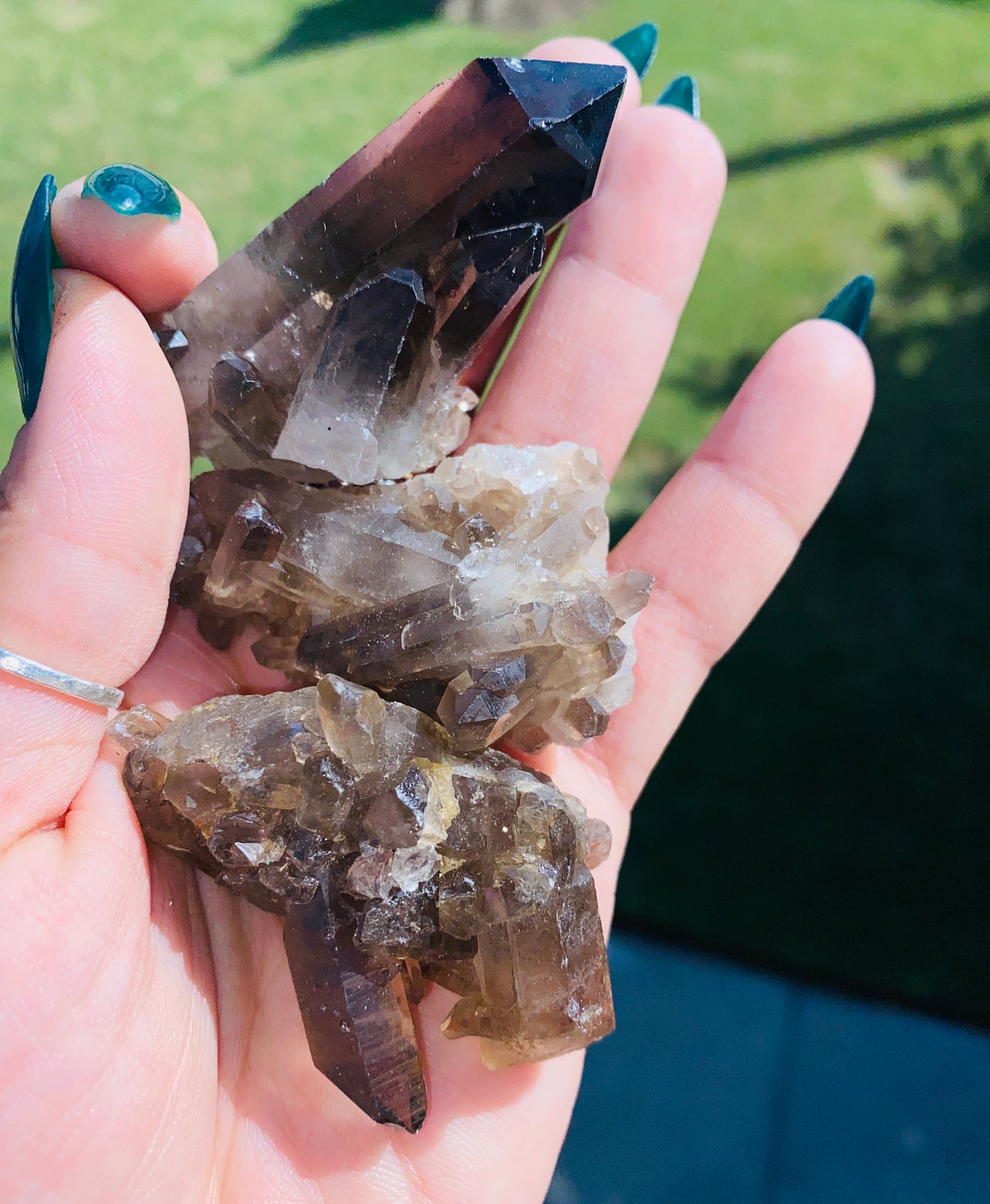 SMOKY QUARTZ CLUSTER