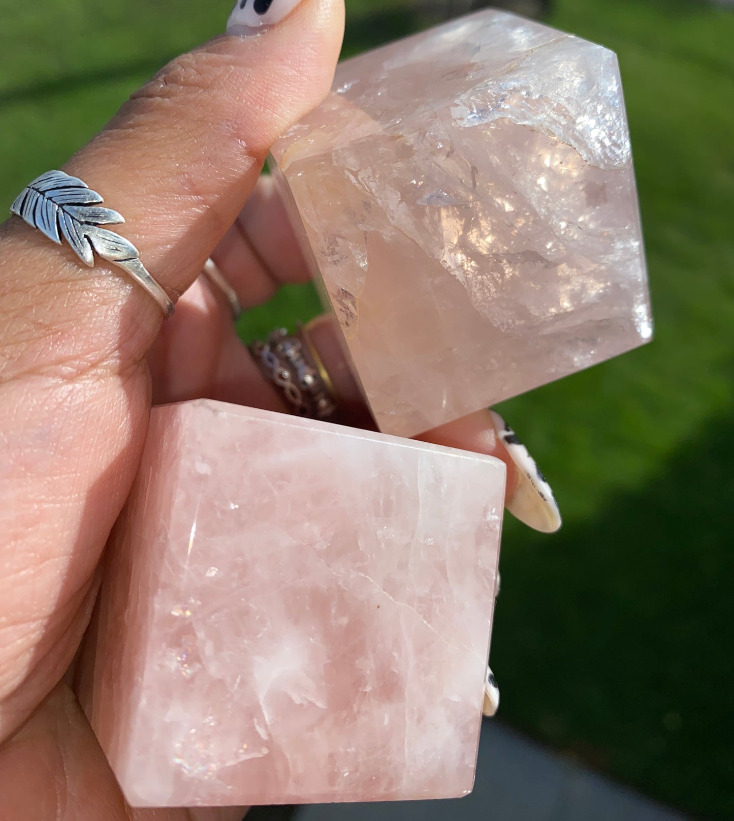 ROSE QUARTZ CUBE