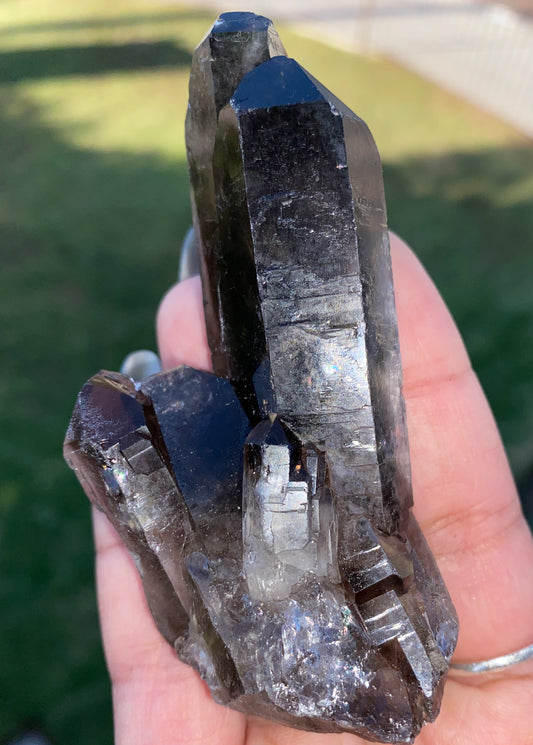 SMOKY QUARTZ MULTI POINT CLUSTER