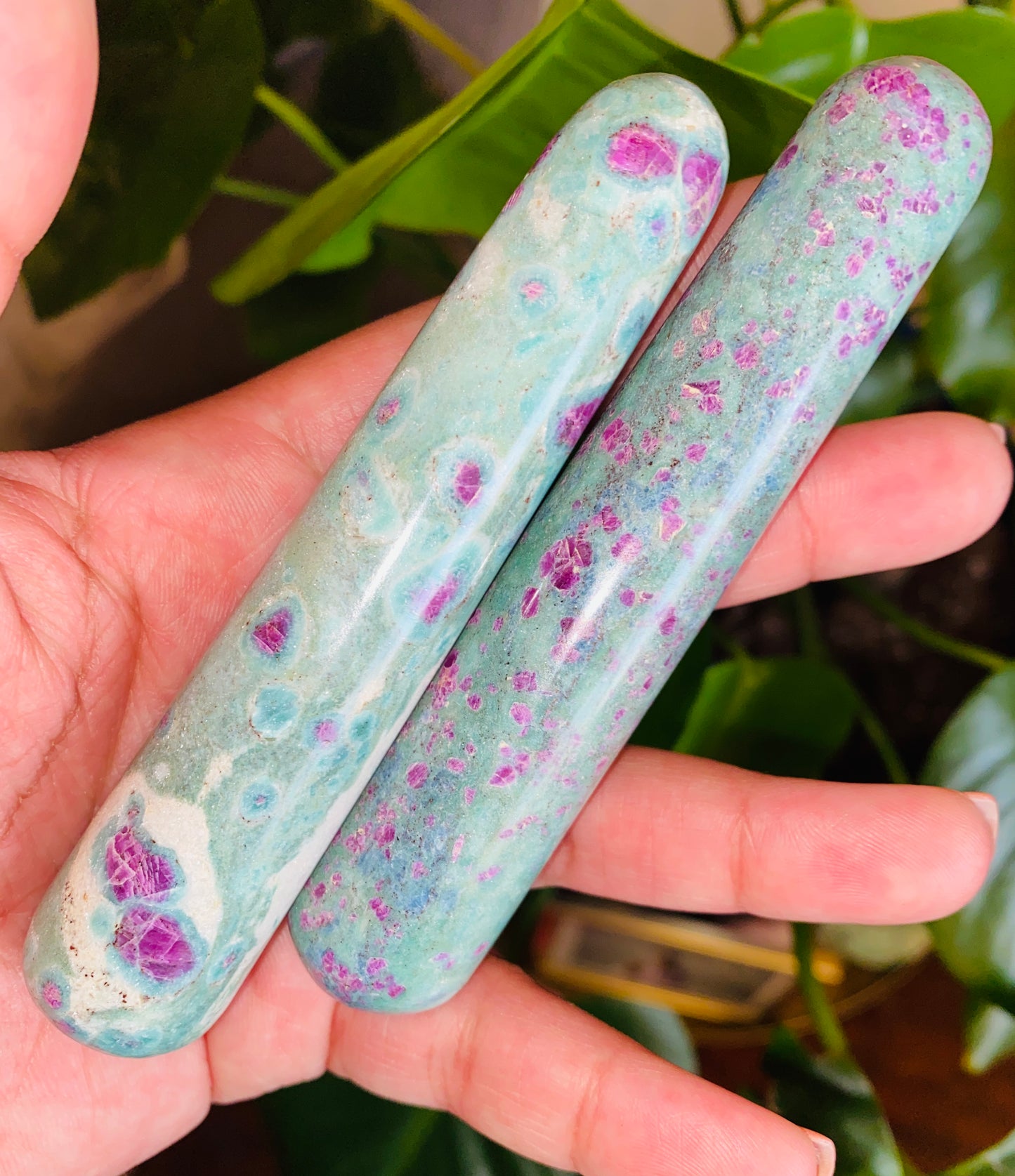 RUBY FUCHSITE WAND