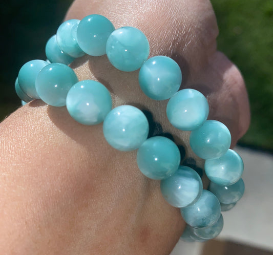 GREEN MOONSTONE BRACELET