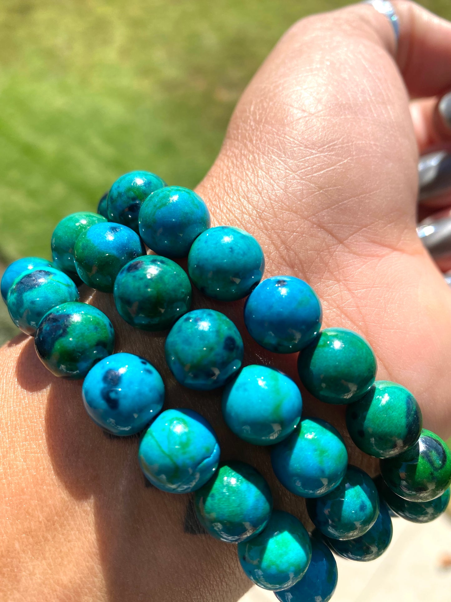 CHRYSOCOLLA BRACELET