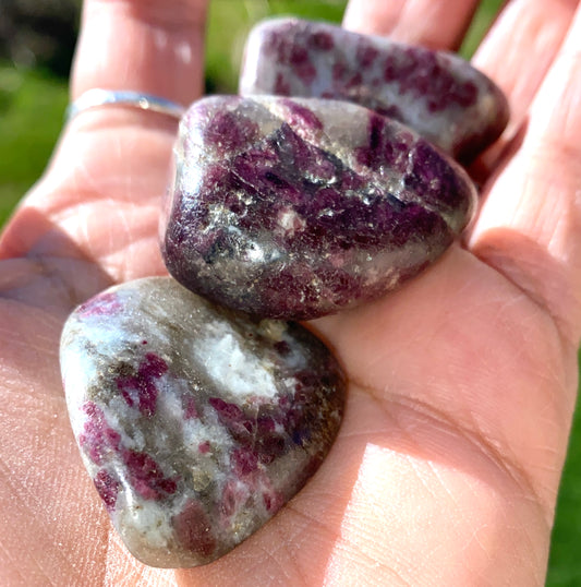 RED TOURMALINE POCKET PIECES